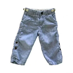 Gap Linen Roll Up Pants 18/24M